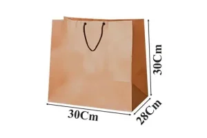 ساک دستی کرافت آماده سایز 28×30×30