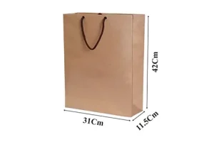 ساک دستی کرافت آماده سایز 11.5×31×42