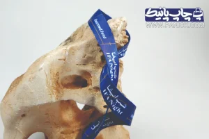روبان سرمه ای با چاپ ۴ رنگ شب ایفا