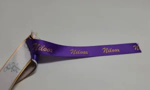 روبان بنفش با چاپ wilson