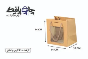 ساک طلق دار کرافت سایز 10×14×14
