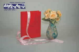 روبان صورت با چاپ rose florist