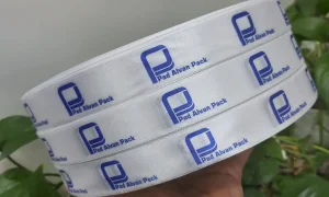 روبان سفید با چاپ pack