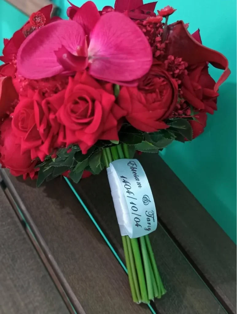 سفارش روبان برای تزئین مراسم عروسی