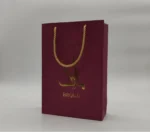 چاپ بگ گلاسه بنفش بارول چاپ طلاکوب تیراژ 1000 عددی