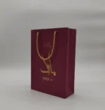 چاپ بگ گلاسه بنفش بارول چاپ طلاکوب تیراژ 1000 عددی