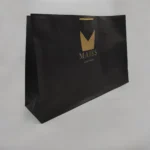 پاکت کرافت مشکی 52×36 با چاپ طلایی تیراژ 1000 عددی