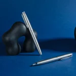 ست خودکار و روان نویس نقره ای استیل کد 51423
