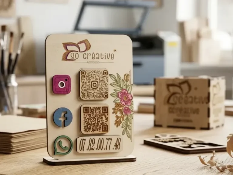 حکاکی و برش لیزری QR