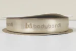 روبان کرم 4 سانتی متری با چاپ طلایی BODYBARDI تیراژ 1000 متری