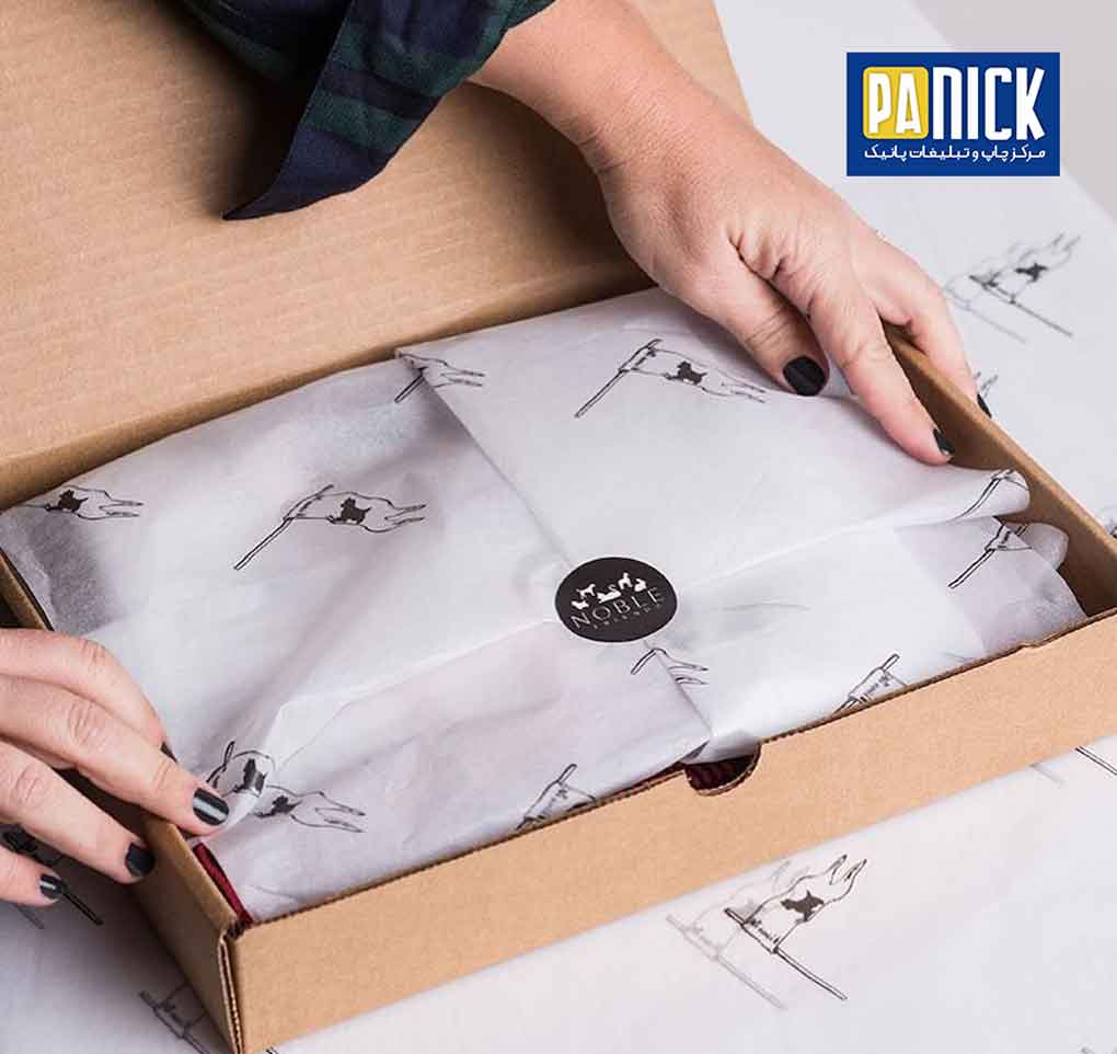 جعبه آماده بهترین جایگزین کیسه های نایلونی برای قراردادن پارچه و تحویل به مشتری می باشد.