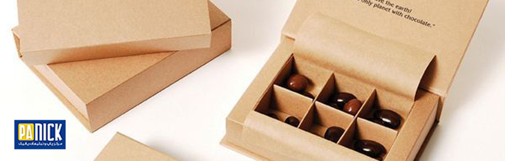 جعبه آماده برای شکلات زیبایی و جلوه ی خوبی برای ارائه به مشتری ها دارد.