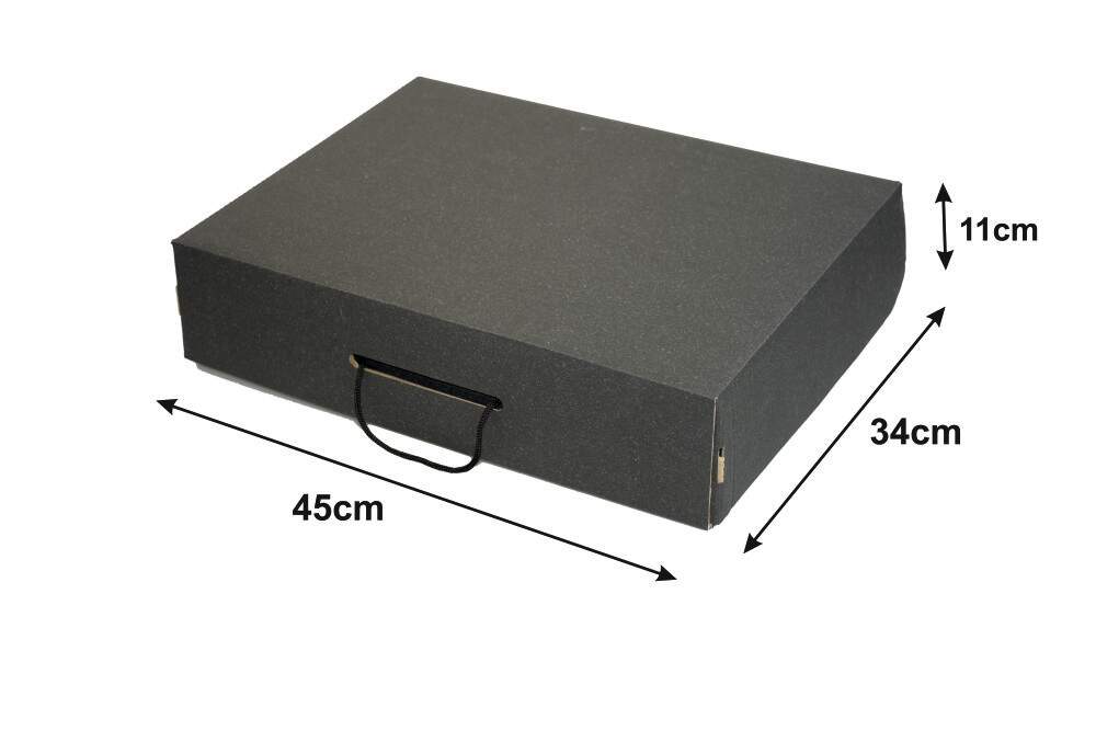 جعبه ایفلوت 3 لایه سایز 11×34×45 سانتی‌متر مشکی