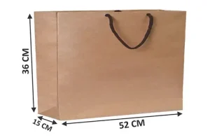 ساک دستی کرافت آماده سایز 15×36×52