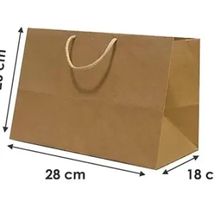 ساک دستی کرافت آماده سایز 18×28×20