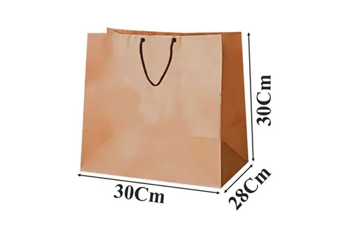 21 ساک دستی کرافت آماده سایز 28×30×30