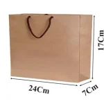 ساک دستی کرافت آماده سایز 7×17×24