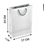 ساک دستی گلاسه آماده سایز 7×24×17