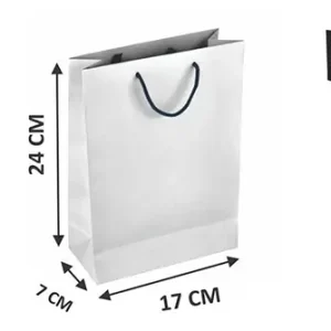 ساک دستی گلاسه آماده سایز 7×24×17