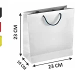 ساک دستی گلاسه آماده سایز 10×23×23