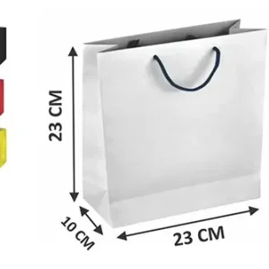 ساک دستی گلاسه آماده سایز 10×23×23