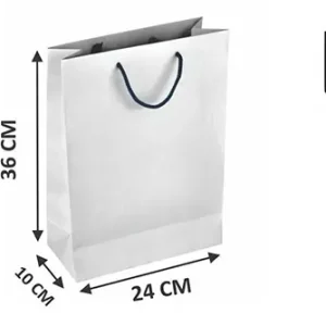 ساک دستی گلاسه آماده سایز 10×24×36