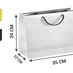 ساک دستی گلاسه آماده سایز 12×24×35