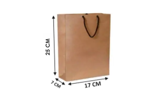 4 ساک دستی کرافت آماده سایز 7×25×17