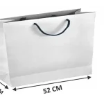 ساک دستی گلاسه آماده سایز 15×36×52