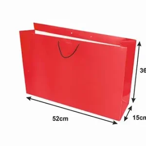 ساک دستی گلاسه آماده سایز 15×36×52