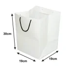 ساک دستی گلاسه آماده سایز 19*19*30