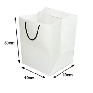 ساک دستی گلاسه آماده سایز 19*19*30