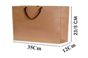 ساک دستی کرافت آماده سایز 12×23.5×35