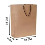 ساک دستی کرافت آماده سایز 10×36×24