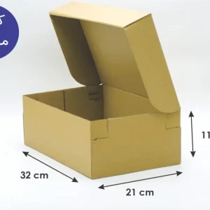 جعبه کفش مردانه سایز 32×22×11.5