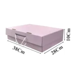 جعبه لمینتی صورتی 10×28×38 سانتی‌متر