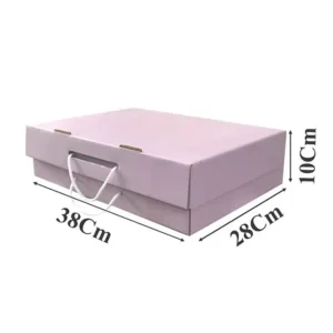 جعبه لمینتی صورتی 10×28×38 سانتی‌متر