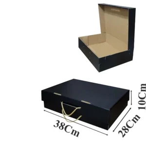 جعبه لمینتی مشکی 10×28×38 سانتی‌متر