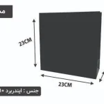 ساک دستی ایندربرد مشکی سایز 10×23×23