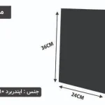 ساک دستی ایندربرد مشکی سایز 10×36×24