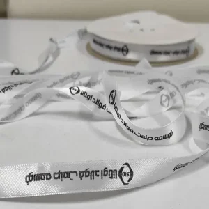 روبان سفید ساتن توسعه صنعت