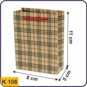 ساک طرح دار تار عنکبوتی مشکی و قرمز 5×8×11