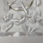 روبان سفید با چاپ Evony