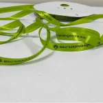 روبان سفید ساتن با غزل گالری