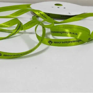 روبان سفید ساتن با غزل گالری