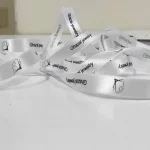 روبان سفید ساتن با غزل گالری