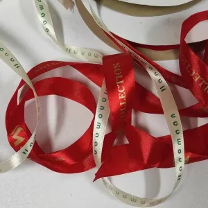 روبان قرمز و طوسی با چاپ سبز کالکشن