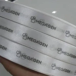 روبان ۴ سانتی ساتن megagen با چاپ مشکی