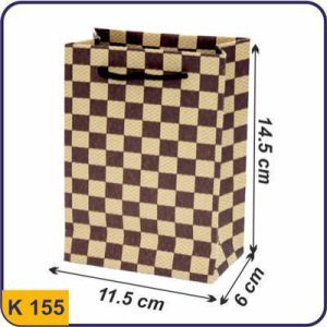ساک طرح دار شطرنجی سایز 6×14.5×11.5
