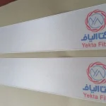 روبان ساتن ۴ سانتی متری با چاپ دورنگ یکتا الیاف